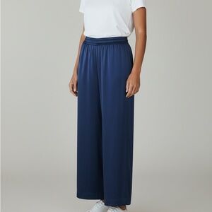 NWT Ann Taylor Deep Blue Elastic Waist Pants